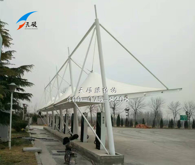 臨沂蘭陵服務區(qū)充電樁膜結(jié)構(gòu)